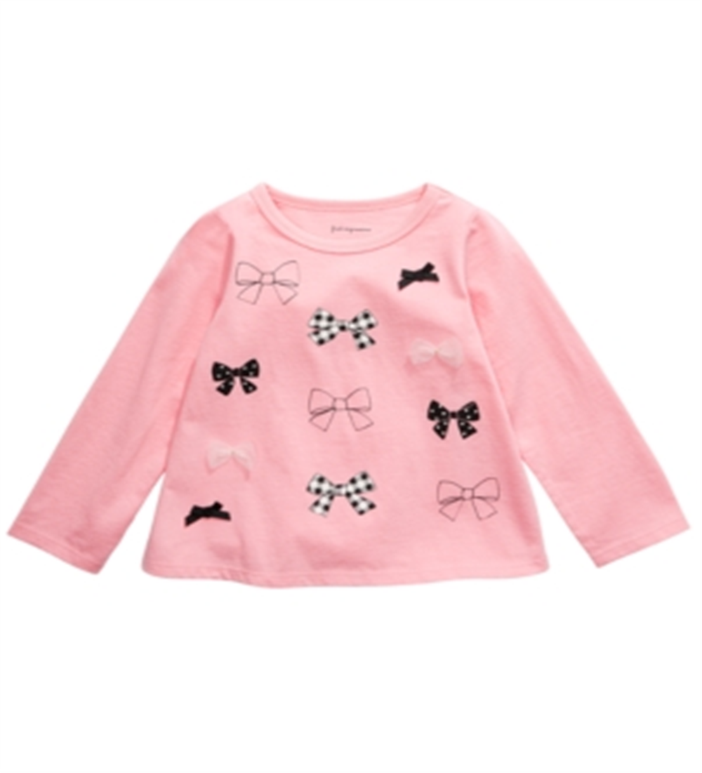 First Impressions Baby Girl's Bow Top Pink Size 12 Months