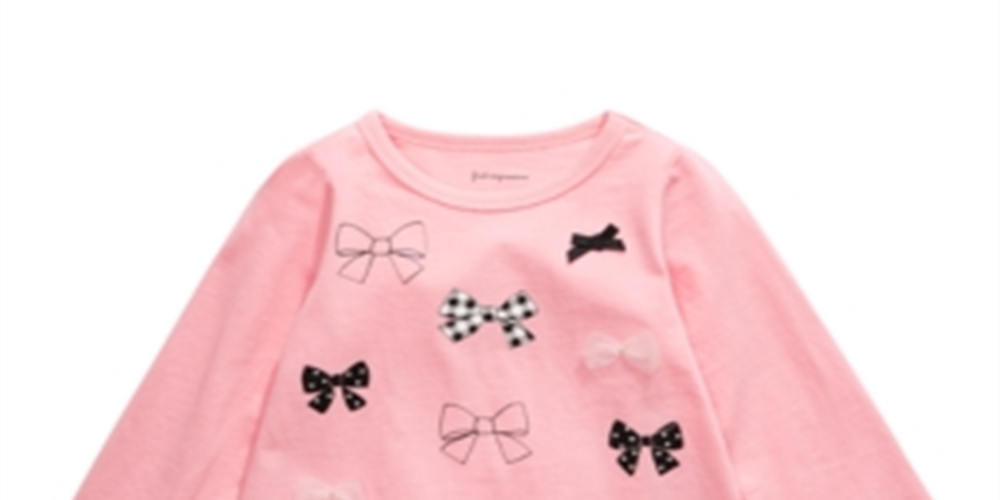 First Impressions Baby Girl's Bow Top Pink Size 12 Months