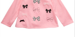 First Impressions Baby Girl's Bow Top Pink Size 12 Months