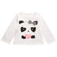 First Impressions Baby Girl's Panda Hearts T-Shirt White Size 24MOS