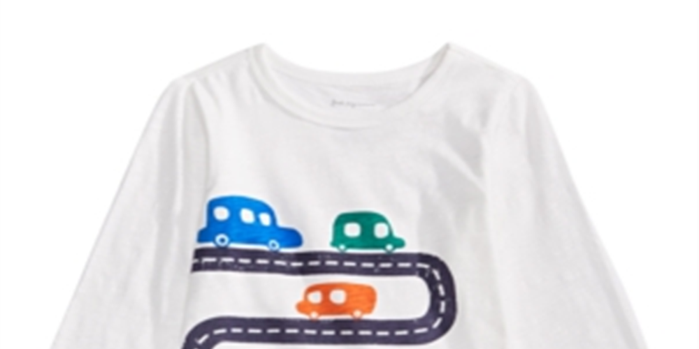 First Impressions Baby Boy's Cars Print Cotton T-Shirt White Size 24MOS
