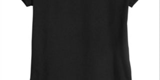 Epic Threads Big Girl's Ribbed T-Shirt Black Size Medium