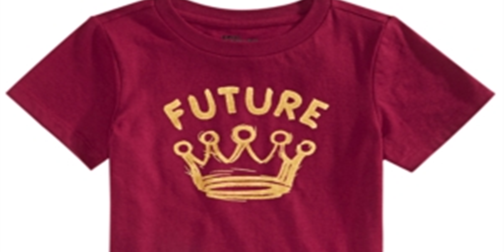 Epic Threads Little Boy's Future Print T-Shirt Red Size 7