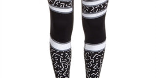 Ideology Big Girl's Pieced Leggings Black Size Small