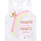 Epic Threads Toddler Girl's Rainbow Graphic Tank Top White Size 2T