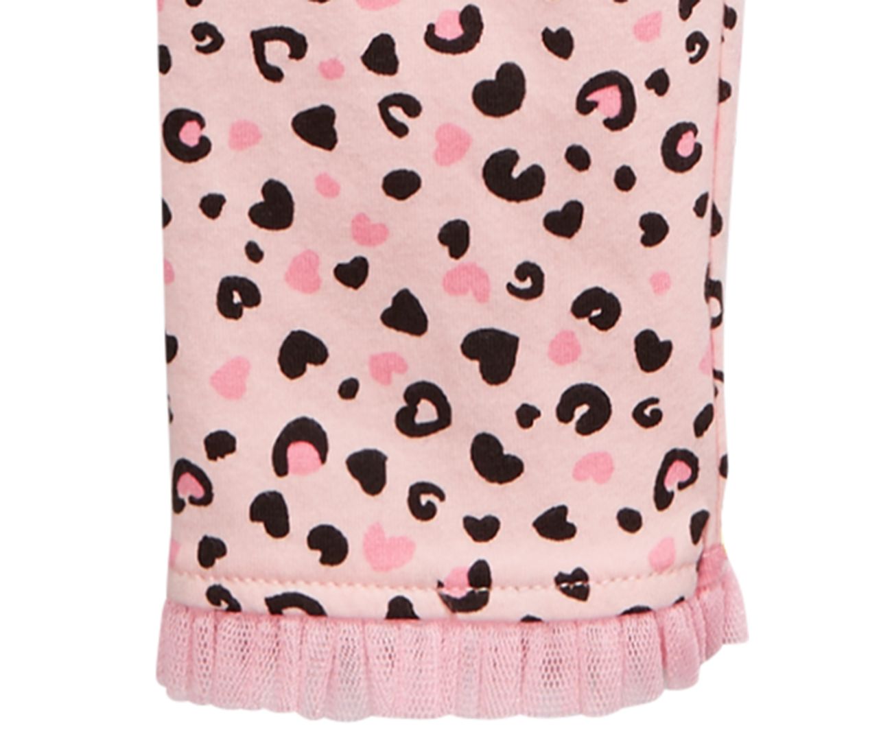 First Impressions Toddler Baby Girl's Tulle Hem Leggings Pink Size 4T