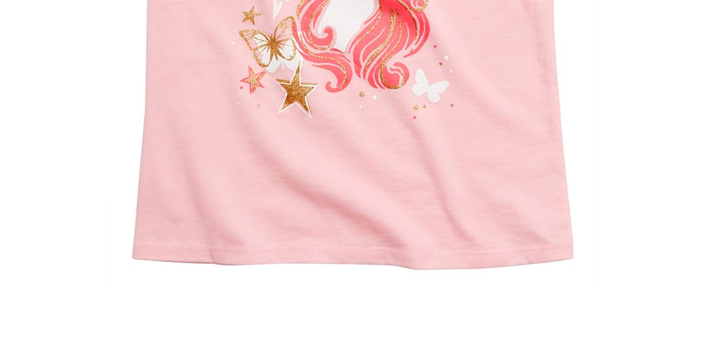 Epic Threads Toddler Girl's Ruffled Unicorn Print Tank Top -Pink Size 3