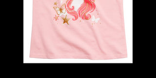 Epic Threads Toddler Girl's Ruffled Unicorn Print Tank Top -Pink Size 3