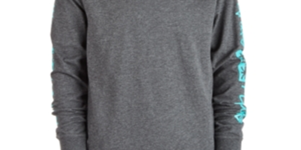 Ideology Big Boy's Graphic Print Hooded T-Shirt Gray Size Small