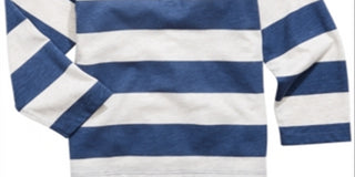 First Impressions Baby Boy's Striped Henley T-Shirt Blue Size 6-9MOS