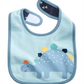 First Impressions Baby Boy's Cotton Dinosaur Bib Blue Size Regular