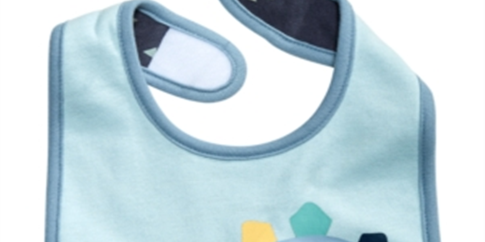 First Impressions Baby Boy's Cotton Dinosaur Bib Blue Size Regular