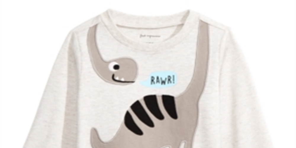 First Impressions Toddler Boy's Dinosaur Print T-Shirt Brown Size 4T