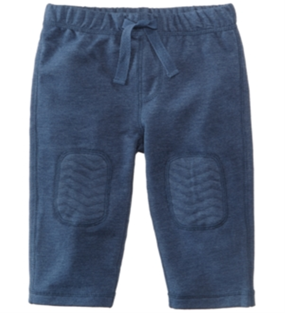 First Impressions Baby Boy's Knee Patch French Terry Black Size 3-6MOS