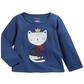 First Impressions Baby Girl's Cotton Cozy Cat T-Shirt Blue Size 12MOS