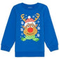 Jem Little Boy's Rudolph the Nosed Reindeer Holiday Sweatshirt Blue Size 6