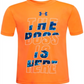 Under Armour Little Boy's Boss Print T-Shirt Orange Size 4