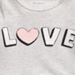 First Impressions Toddler Girl's Cotton Love Peplum T-Shirt Gray Size 2T