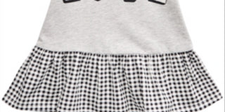 First Impressions Toddler Girl's Cotton Love Peplum T-Shirt Gray Size 2T