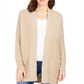 Charter Club Women's Patchwork Cardigan Brown Size Petite Small
