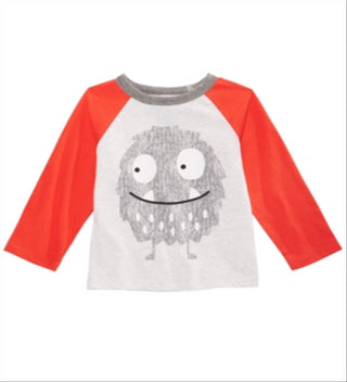First Impressions Toddler Boy's Monster Print T-Shirt Gray Size 3T