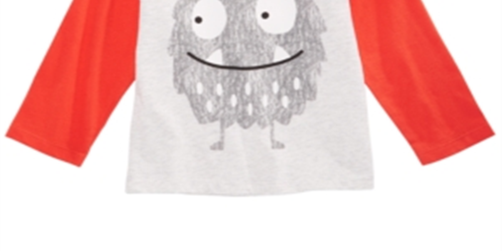 First Impressions Toddler Boy's Monster Print T-Shirt Gray Size 3T