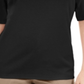 Karen Scott Women's Button Detail V Neck Top Black Size Medium