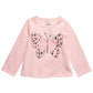 First Impressions Baby Girl's Cotton Butterfly T-Shirt Pink Size 18MOS