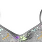 Maidenform Little & Big Girl's Splatter Print Seamless Crop Bra Gray Size Small