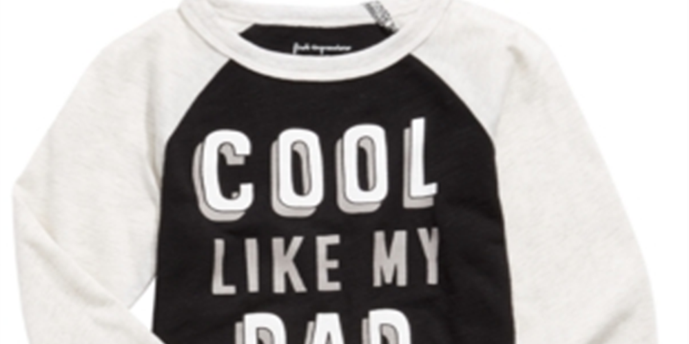 First Impressions Toddler Boy's Cool Print Cotton T-Shirt Black Size 3T