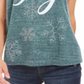 Style & Co Women's Joy Graphic Print T-Shirt Green Size Petite L