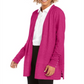 Charter Club Women's Open Front Cardigan Pink Size Small