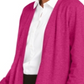 Charter Club Women's Open Front Cardigan Pink Size Small