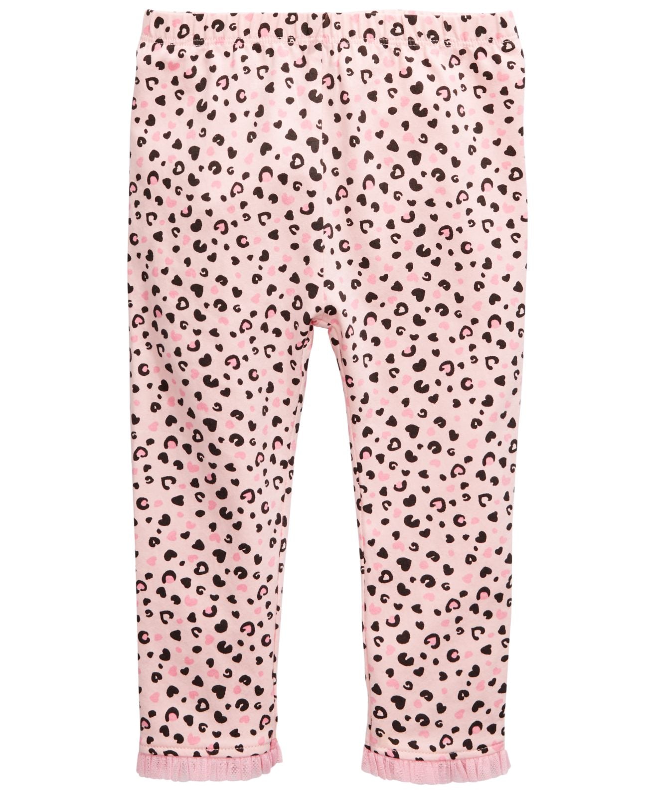 First Impressions Toddler Baby Girl's Tulle Hem Leggings Pink Size 3T