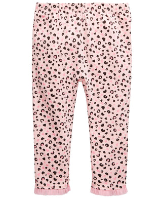 First Impressions Toddler Baby Girl's Tulle Hem Leggings Pink Size 3T