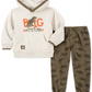 Kids Headquarters Baby Boy's 2 Pc Dinosaur Hoodie & Printed Jogger Pants Set Gray Size 3-6MOS