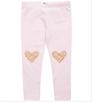 Epic Threads Toddler Girl's Glitter Heart Leggings Pink Size 4T