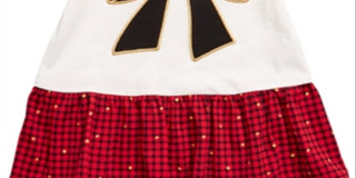 First Impressions Toddler Girl's Bow Print Cotton T-Shirt White Size 4T