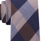 Tommy Hilfiger Men's Wool Blend Check Print Neck Tie Brown Size Regular