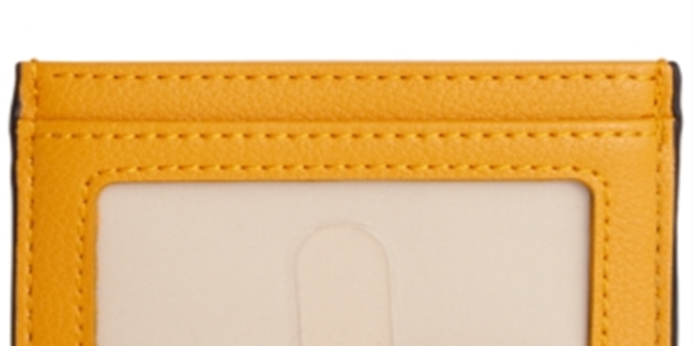 INC International Concepts Men's ID Card Case Bag Yellow Size -One Size