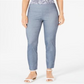 Charter Club Women's Tummy Control Skinny Pants Blue Size 2 Petite