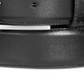 Tasso Elba Men's Feather Edge Leather Dress Belt Black Size 40