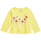 First Impressions Baby Girl's Cotton Floral Print T-Shirt Yellow Size 12MOS