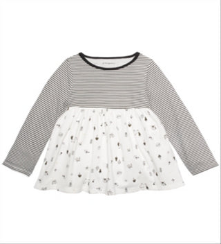 First Impressions Toddler Girl's Cotton Woodland Animals Tunic White Size 4T