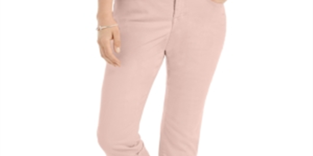 Style & Co Women's Curvy Capri Pink Size 4