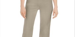 Charter Club Women's Pull on Crop Pants Brown Size 10