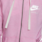 Nike Women's Fitness Running Athletic Jacket Pink Size X-Small