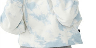 Cotton on Women's Cropped Fleece Hoodie Blue Size Large