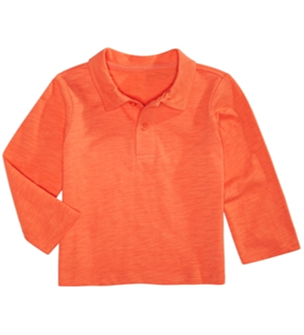 First Impressions Toddler Boy's Cotton Polo Shirt Orange Size 2T