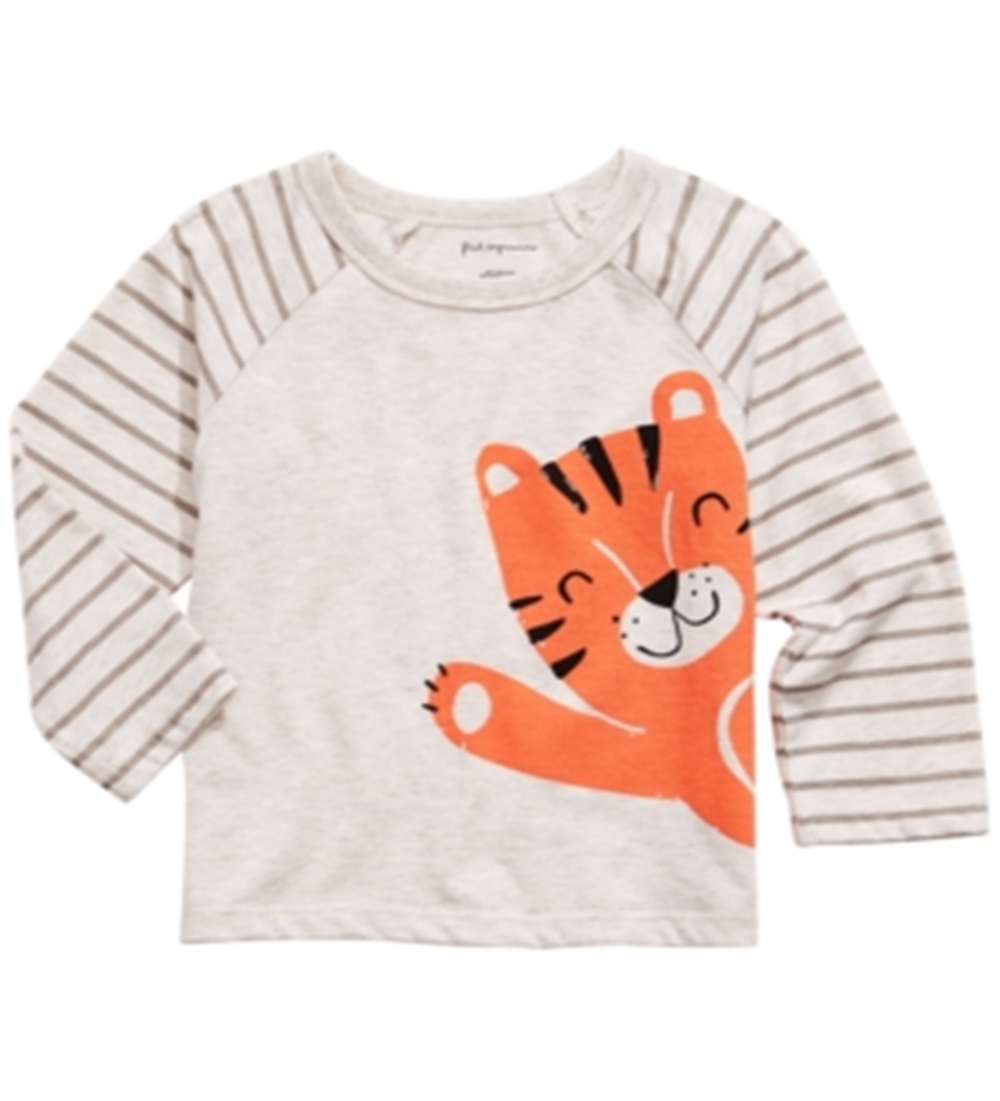 First Impressions Toddler Boy's Tiger Print T-Shirt Brown Size 2T